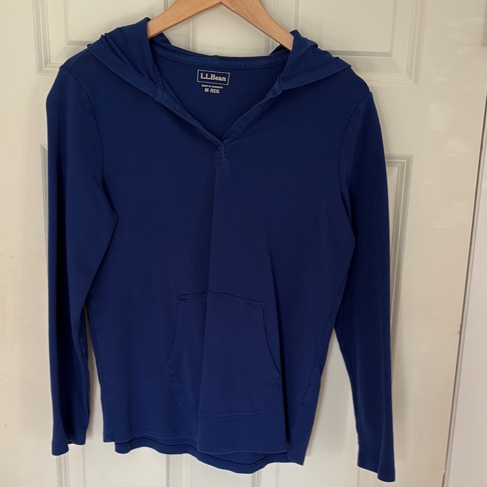 L.L. Bean Women’s Deep Blue Hoodie Sweater
